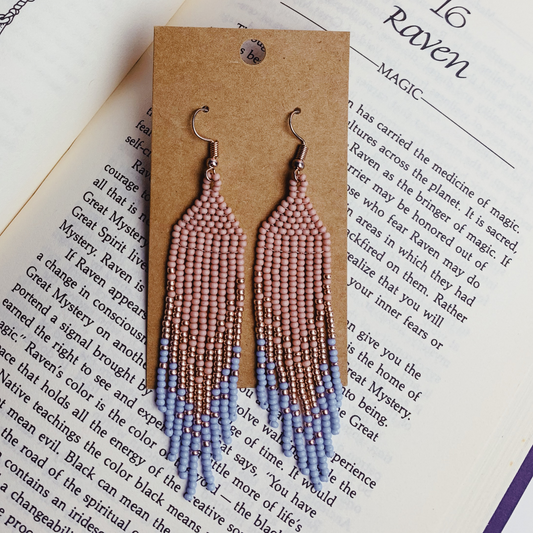 The “Alina” Pattern Beaded Fringe Earring PDF + Full Tutorial
