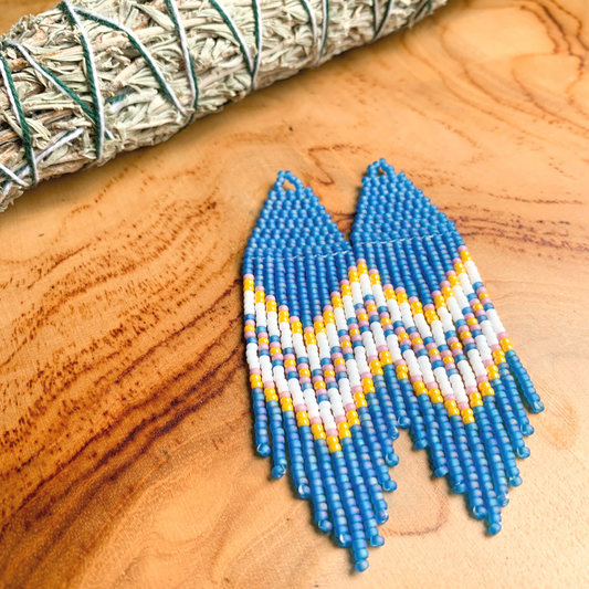 The "Bailey" Pattern Beaded Fringe Earring PDF