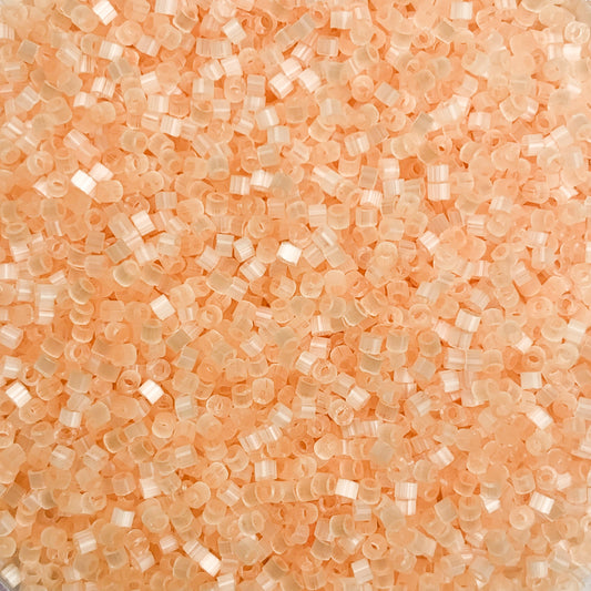 Peachy Keen - Miyuki Delica Beads (DB0821) | 11/0 Cream/Orange Satin Finish | 5.2g