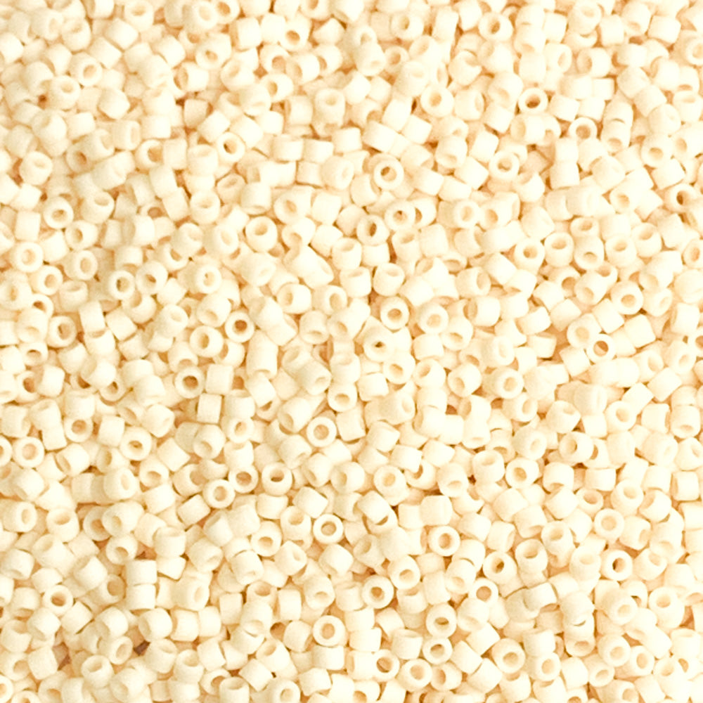 Linen - Miyuki Delica Beads (DB0762) | 11/0 Matte Tan | 5.2g