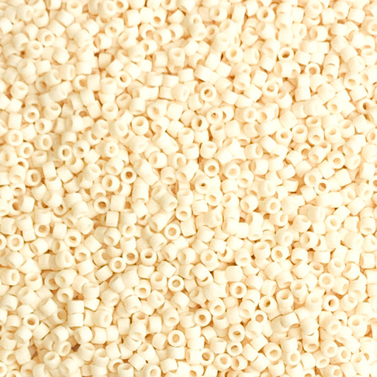 Linen - Miyuki Delica Beads (DB0762) | 11/0 Matte Tan | 5.2g