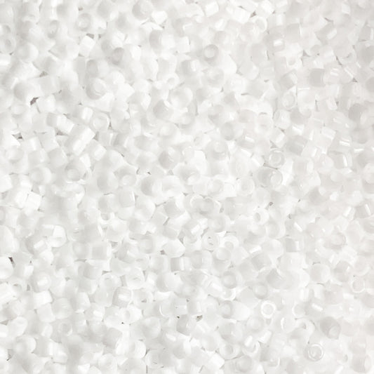 Whisper - Miyuki Delica Beads (DB0200) | 11/0 Opaque White | 5.2g
