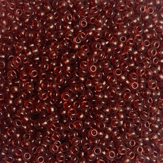 Cold Brew- Miyuki Round Seed Beads (0134) | 11/0 Transparent Brown | 10g