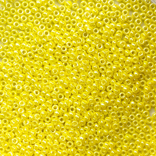 Pineapple Luster - Miyuki Round Seed Beads - 11/0 - 0422 - Yellow