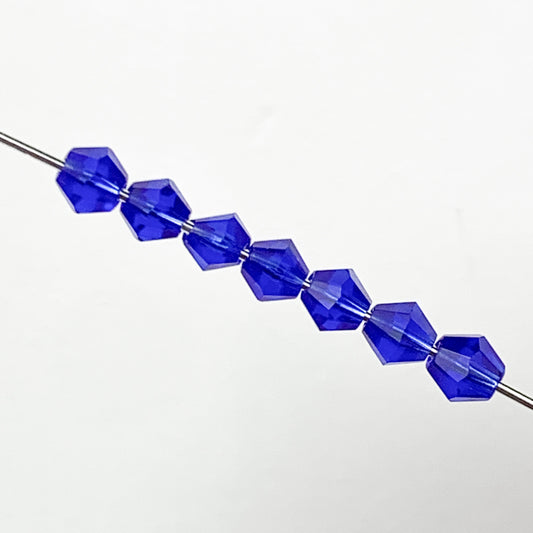 Midnight Sapphire - Crystal Bicones - 4mm - B-SAP