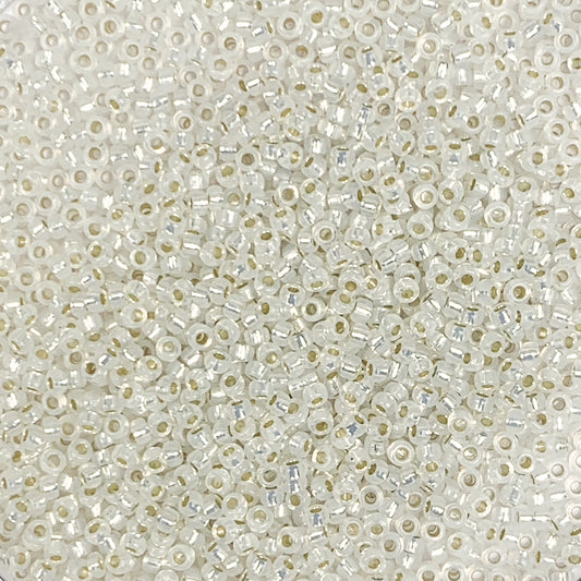 Starlight - Miyuki Round Seed Beads - 11/0 - 0551 - Crystal/Silver