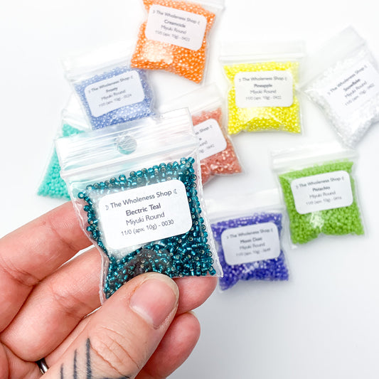 Rainbow Bead Bundle | 9 x 10g Miyuki Round Seed Beads