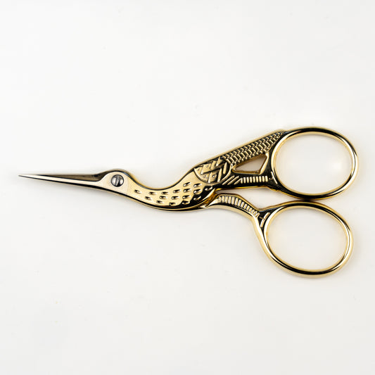 Stork - Hemline Stainless Steal Vintage Style Embroidery Scissors