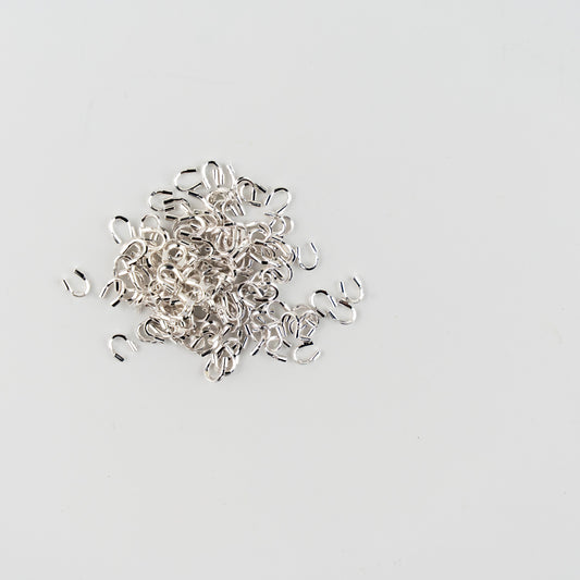 Wire Guards - Silver Plated - 4mm - 10 pcs