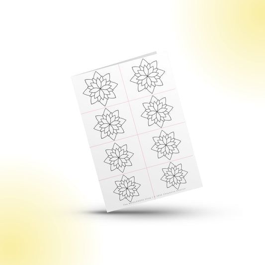 Flower #7 Beading Stencil