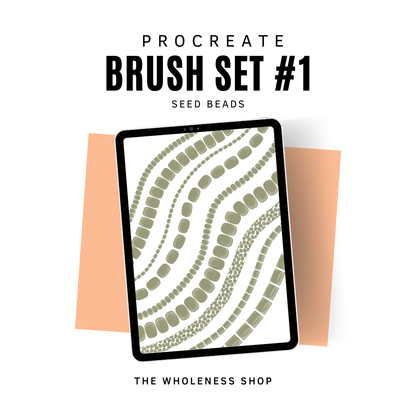 Procreate Bead Brush Sets for Digital Beadwork Designing