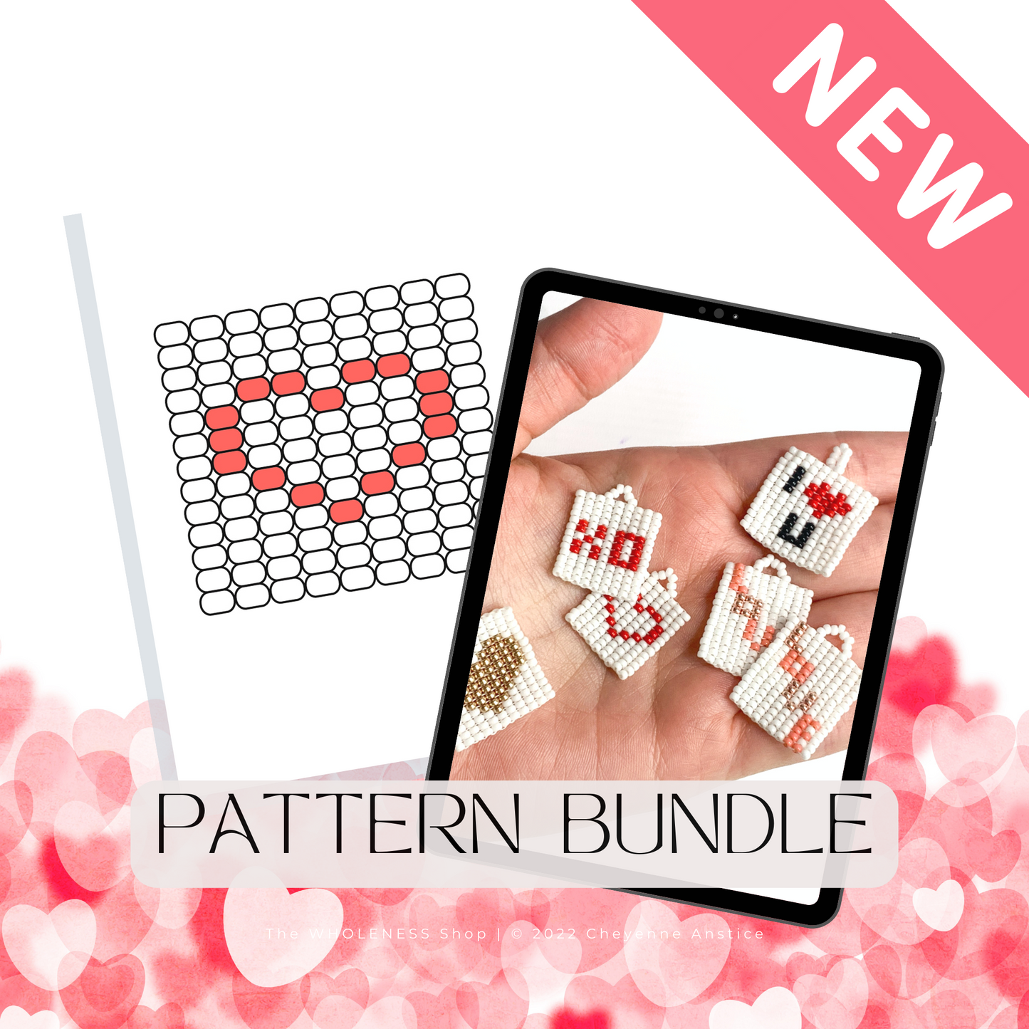 Valentine's Day Stitch Pattern Bundle ♥️