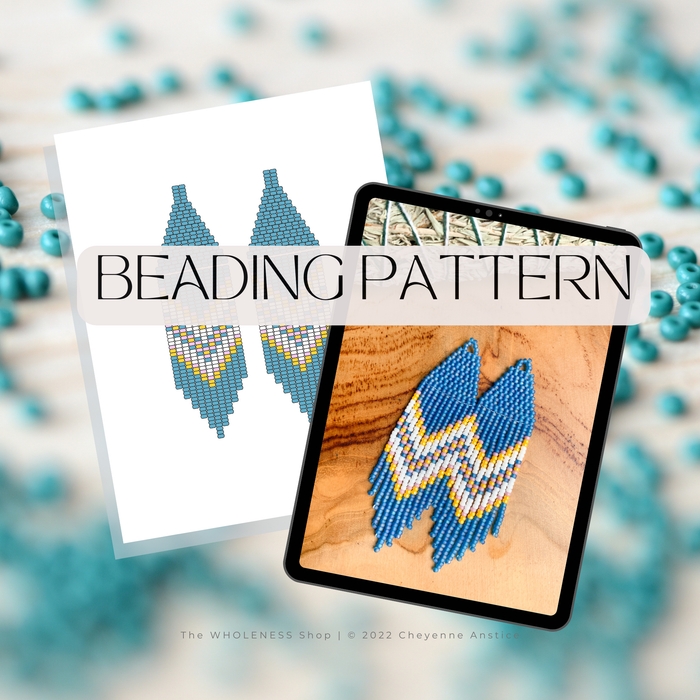 The "Bailey" Pattern Beaded Fringe Earring PDF