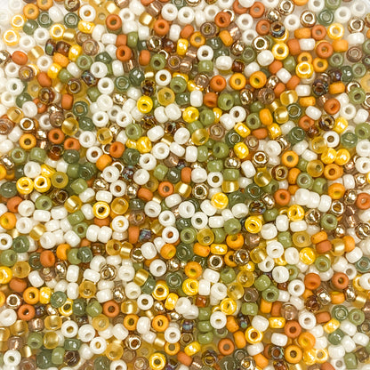 Pumpkin Patch Bead Mix - Miyuki Round Seed Beads - 11/0 - BM0001