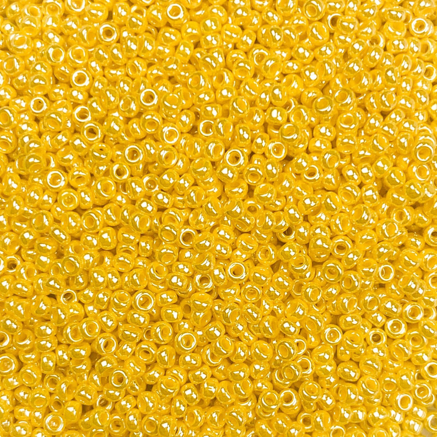 Mellow Yellow - Miyuki Round Seed Beads - 11/0 - 0422D - Yellow