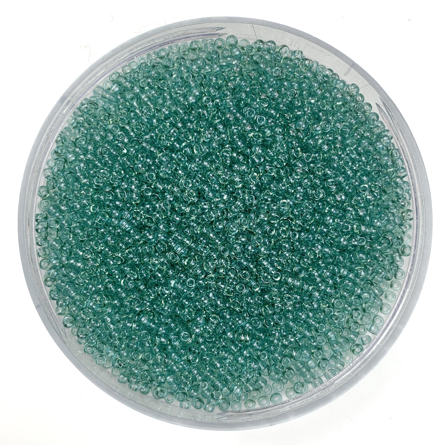 Riptide - Miyuki Round Seed Beads (2445) | 11/0 Aqua Blue Transparent Finish | 10g