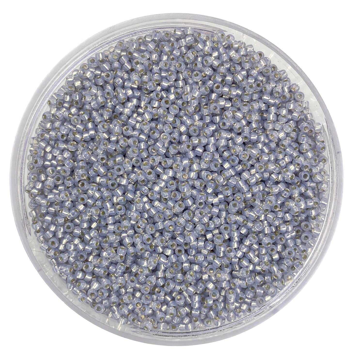 Icicle - Miyuki Round Seed Beads (0576) | 11/0 Silver-Lined Cool Blue Finish | 10g