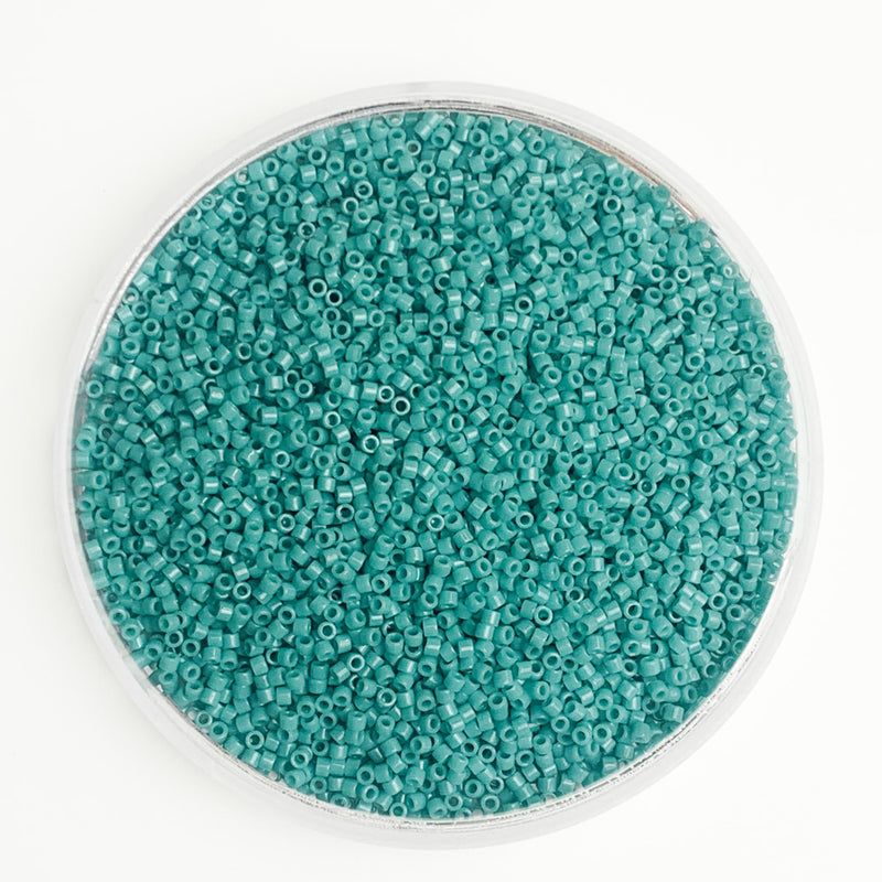 Surf's Up - Miyuki Delica Beads (DB0729) | 11/0 Opaque Teal | 5.2g