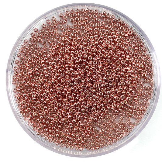 New Penny Galvanized Duracoat - Miyuki Round Seed Beads - 11/0 - 5103 - Copper/Pink