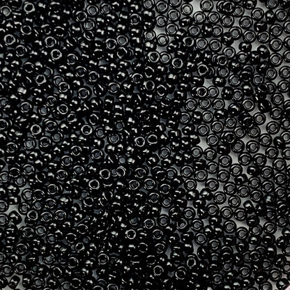 Onyx - Miyuki Round Seed Beads - 11/0 - 0401 - Black