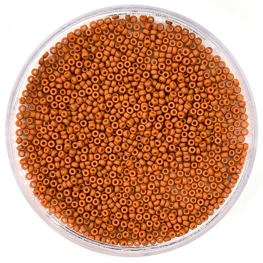 Matte Rust - Miyuki Round Seed Beads - 11/0 - 2314 - Orange