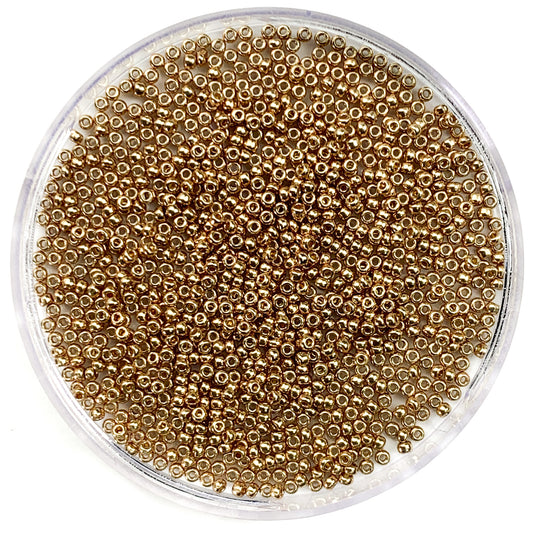 Antique Gold Duracoat Galvanized  - Miyuki Round Seed Beads - 11/0 - 4204 - Gold