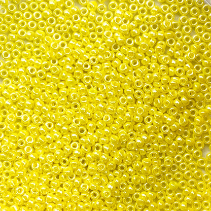 Pineapple Luster - Miyuki Round Seed Beads - 11/0 - 0422 - Yellow