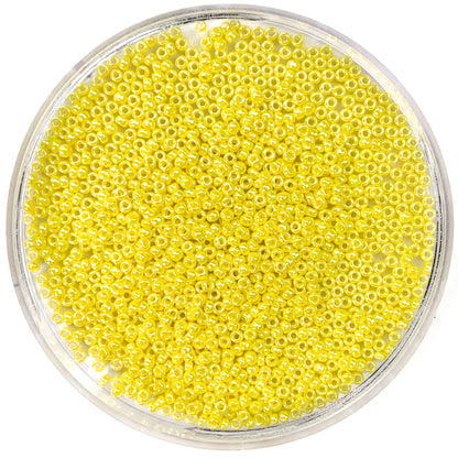 Pineapple Luster - Miyuki Round Seed Beads - 11/0 - 0422 - Yellow