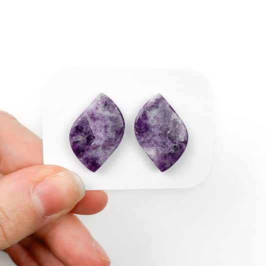 Purple Lepidolite Cabochons
