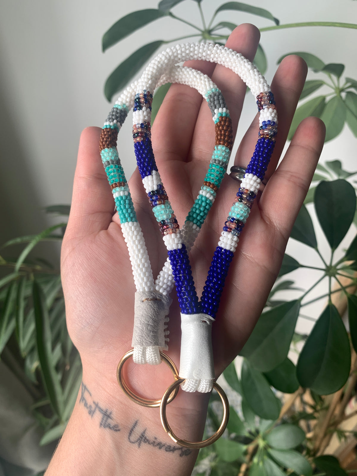 Bead Wrapped Wristlet