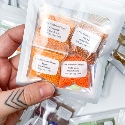 Mystery Miyuki Round Bead Bundle | 4 × 10g packs | Curated + discounted