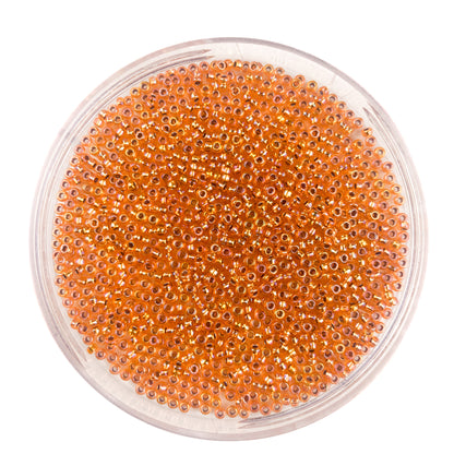 Fire AB - Miyuki Round Seed Beads - 11/0 - 1008 - Orange