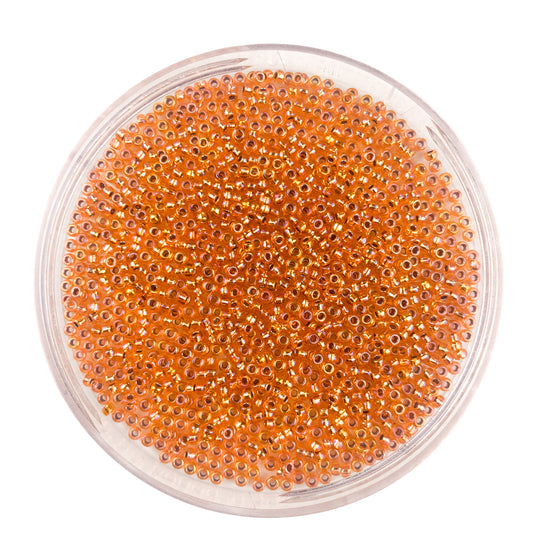 NEW | Fire AB - Miyuki Round Seed Beads - 11/0 - 1008 - Orange