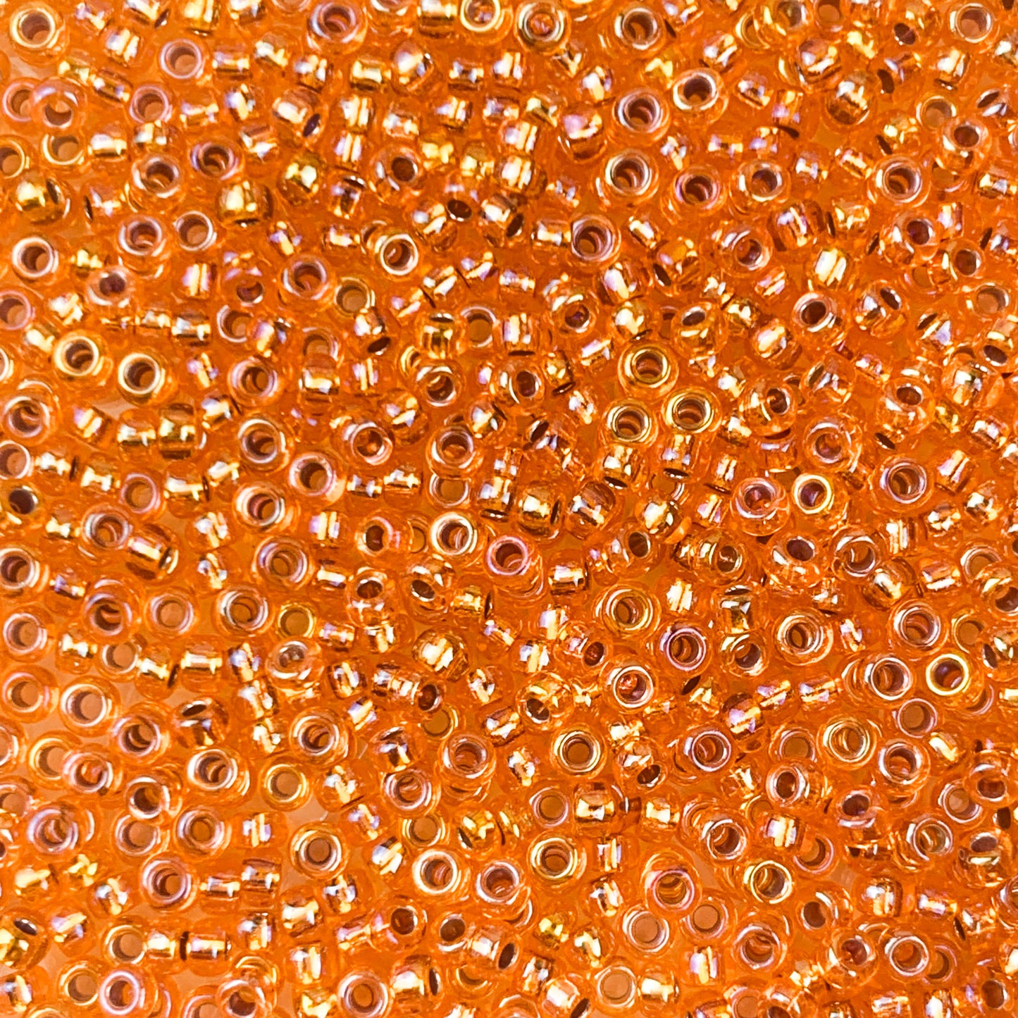 Fire AB - Miyuki Round Seed Beads - 11/0 - 1008 - Orange