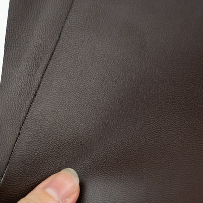 Faux Leather Backing Material | Chocolate Brown | Approx. 6x4 Inches