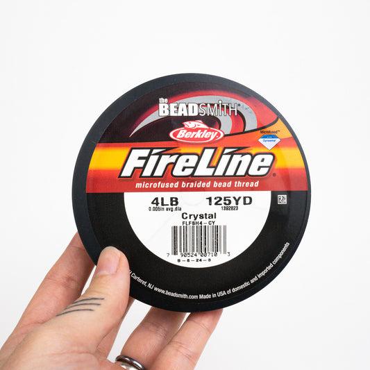 Fireline Beading Thread - 4lb - Crystal - 125 YD