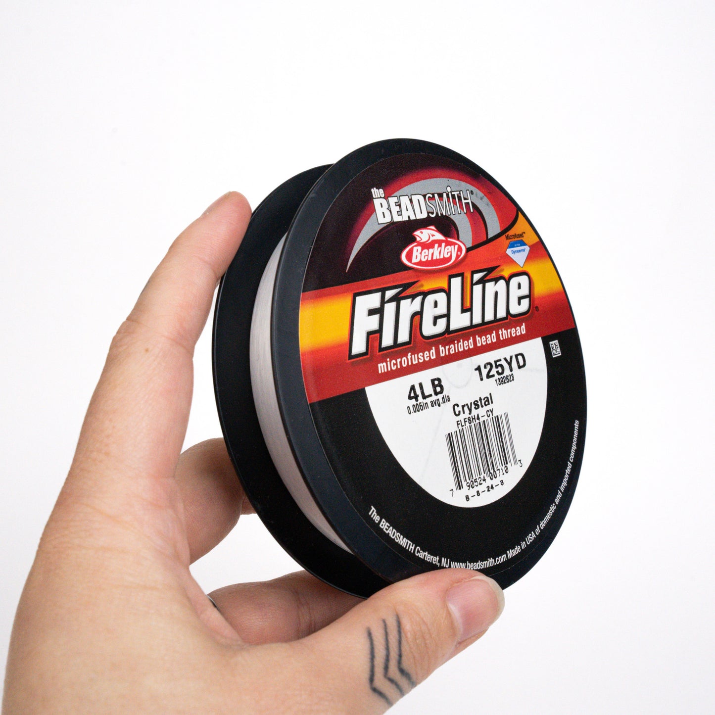 Fireline Beading Thread - 4lb - Crystal - 125 YD