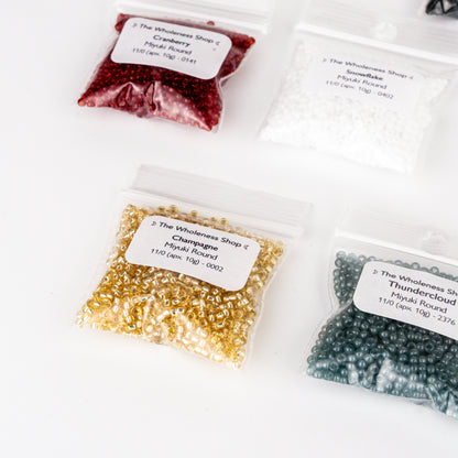 Winterberry Bead Bundle | 10g Each of 5 Complementary Miyuki Seed Beads