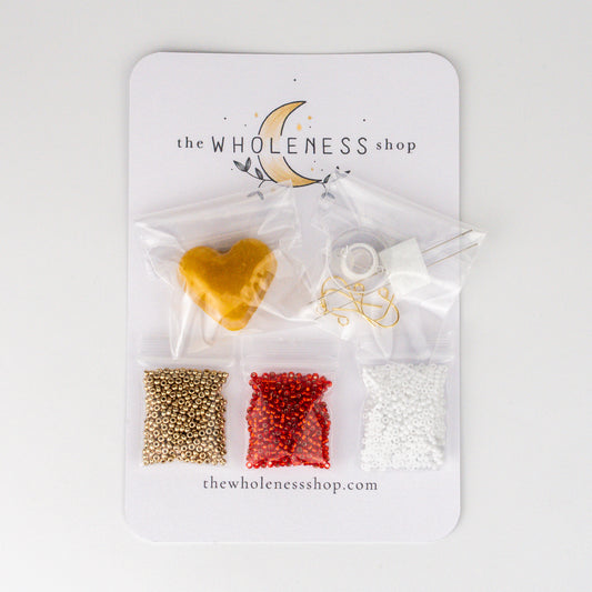 Ruby Beading Kit | Miyuki Seed Beads | 5g of 3 Striking Colors + FREE Pattern