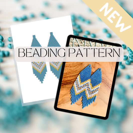 The "Bailey" Pattern Beaded Fringe Earring PDF