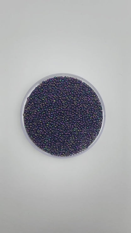 Purple Iris - Miyuki Round Seed Beads - 11/0 - 0454 - Purple