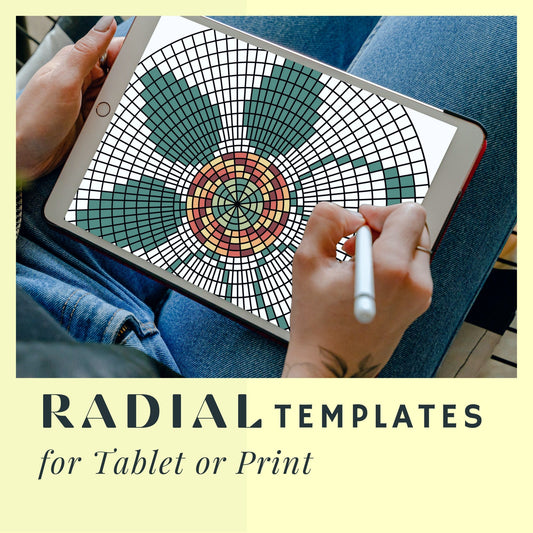 Radial Beading Templates for Tablet